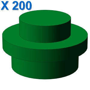 PLATE 1X1 ROUND X 200