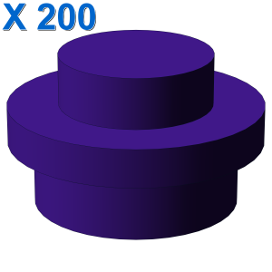 PLATE 1X1 ROUND X 200