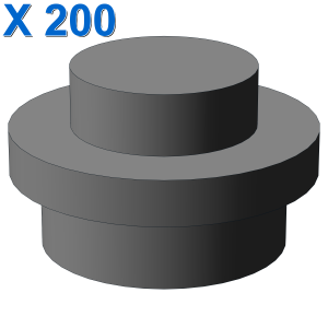 PLATE 1X1 ROUND X 200