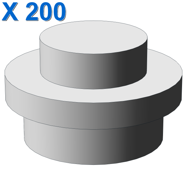 PLATE 1X1 ROUND X 200