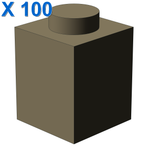 BRICK 1X1 X 100