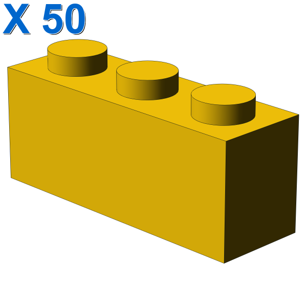 BRICK 1X3 X 50