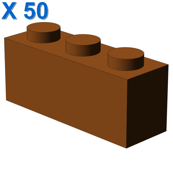 BRICK 1X3 X 50