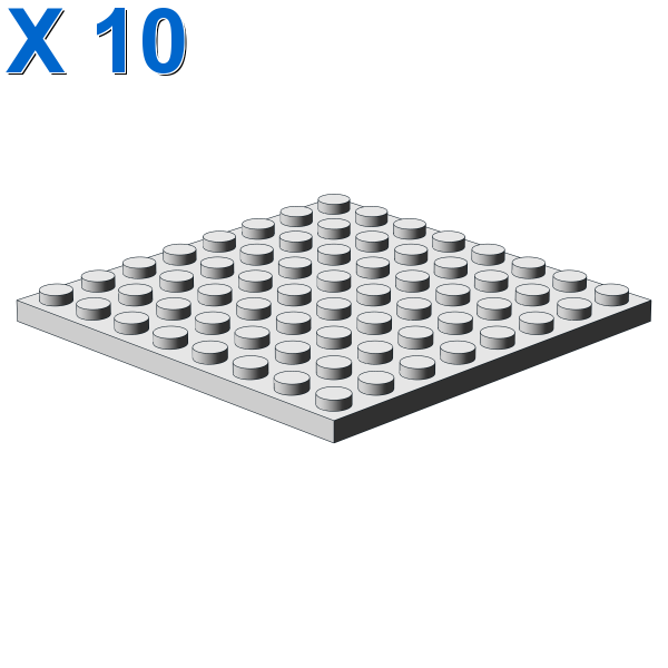 PLATE 8X8 X 10