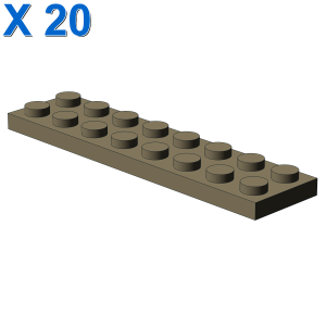 PLATE 2X8 X 20