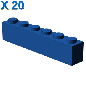 BRICK 1X6 X 20