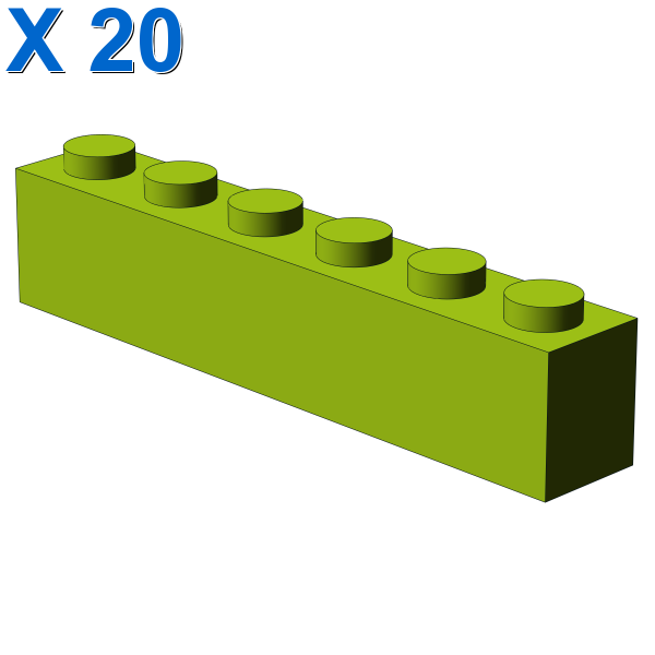 BRICK 1X6 X 20