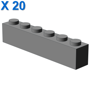 BRICK 1X6 X 20