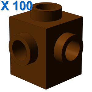 BRICK 1X1 W. 4 KNOBS X 100