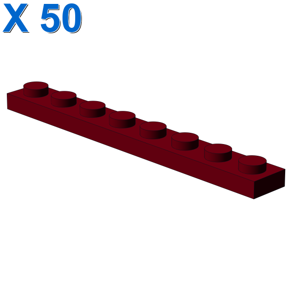 PLATE 1X8 X 50