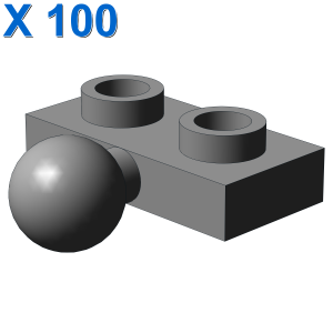 PLATE 1X2 BALL Ø5.9 MIDDLE X 100