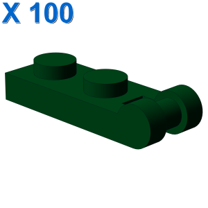 PLATE 1X2 W/SHAFT Ø3.2 X 100