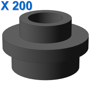 PL.ROUND 1X1 W. THROUGHG. HOLE X 200