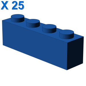 BRICK 1X4 X 25