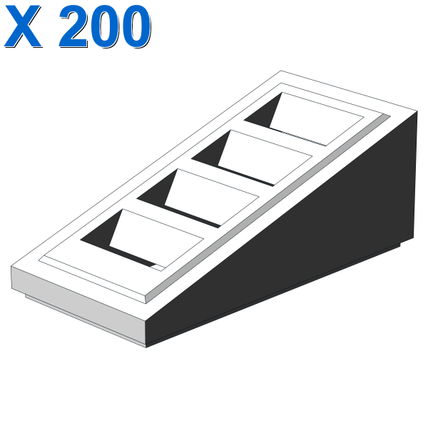 ROOF TILE W. LATTICE 1x2x2/3 X 200