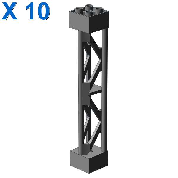 LATTICE TOWER 2X2X10 W/CROSS X 10