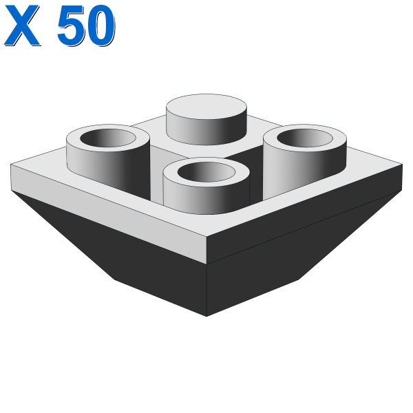 ROOF TILE CORN. INVERT.2X2/45° X 50