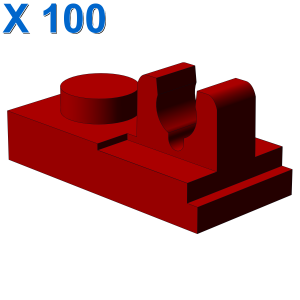 PLATE 1X2 W. VERTICAL GRIP X 100