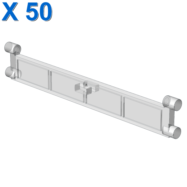 STOP LAMELLA FOR ROLLING GATE X 50