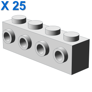 BRICK 1X4 W. 4 KNOBS X 25