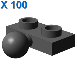 PLATE 1X2 BALL Ø5.9 MIDDLE X 100