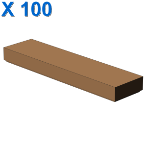 FLAT TILE 1X4 X 100