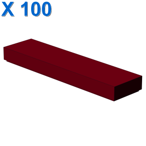 FLAT TILE 1X4 X 100