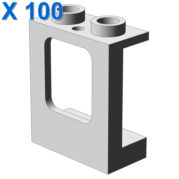 WALL ELEMENT 1X2X2 W. WINDOW X 100