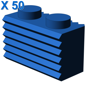 PROFILE BRICK 1X2 X 50