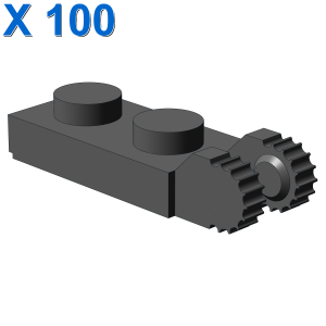 PLATE 1X2 W/FORK/VERTICAL/END X 100