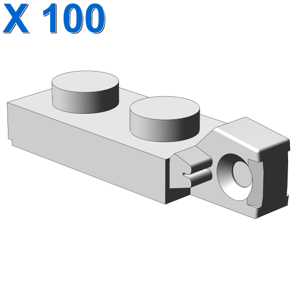 PLATE 1X2 W/STUB VERTICAL/END X 100