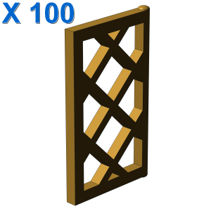 WINDOW 2X3 W. LATTICE X 100