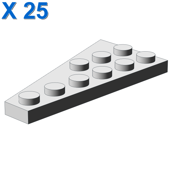 RIGHT PLATE 3X6 W. ANGLE X 25
