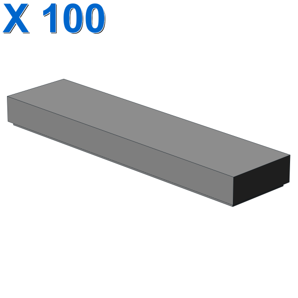 FLAT TILE 1X4 X 100