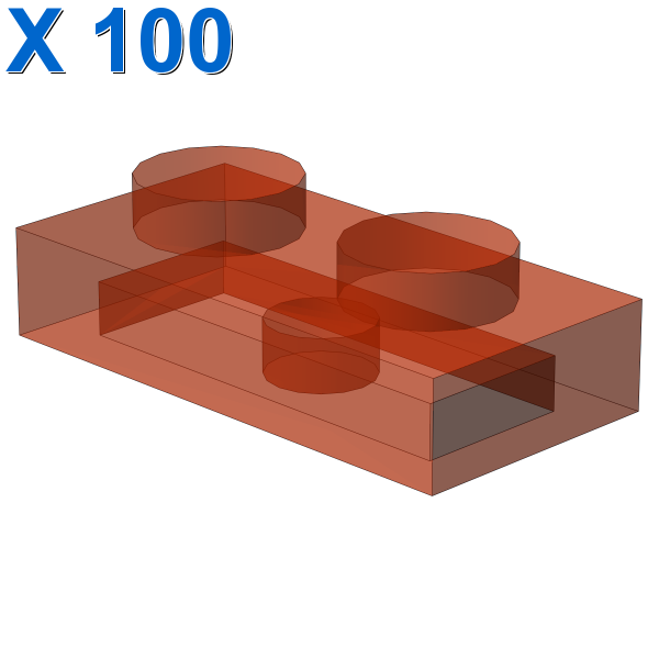 PLATE 1X2 X 100