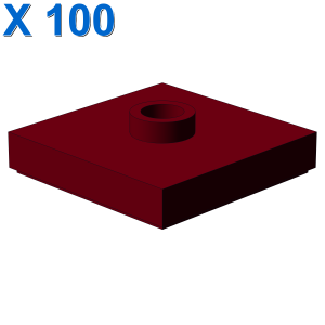 PLATE 2X2 W 1 KNOB X 100