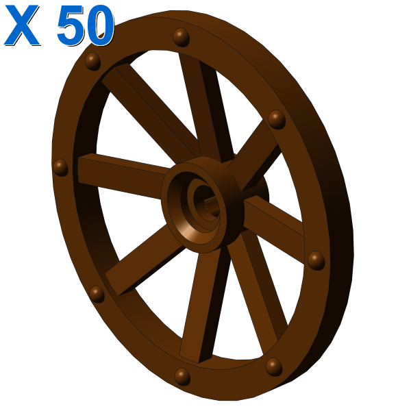 WHEEL WITH SPOKES Ø33.8 X 50