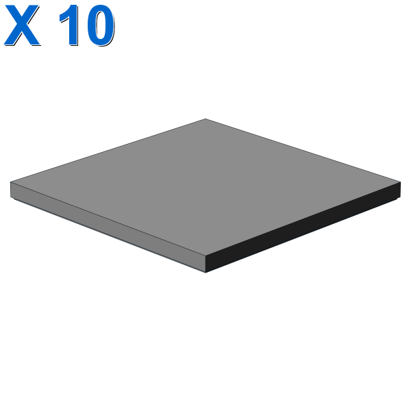 FLAT TILE 6X6 X 10