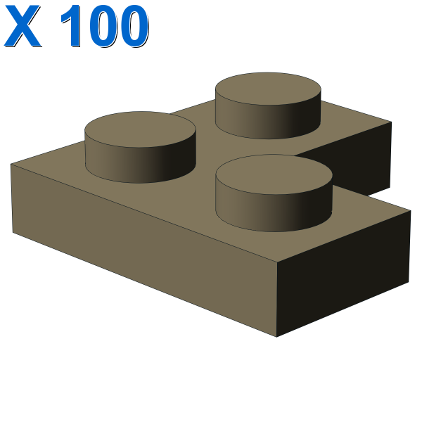 CORNER PLATE 1X2X2 X 100