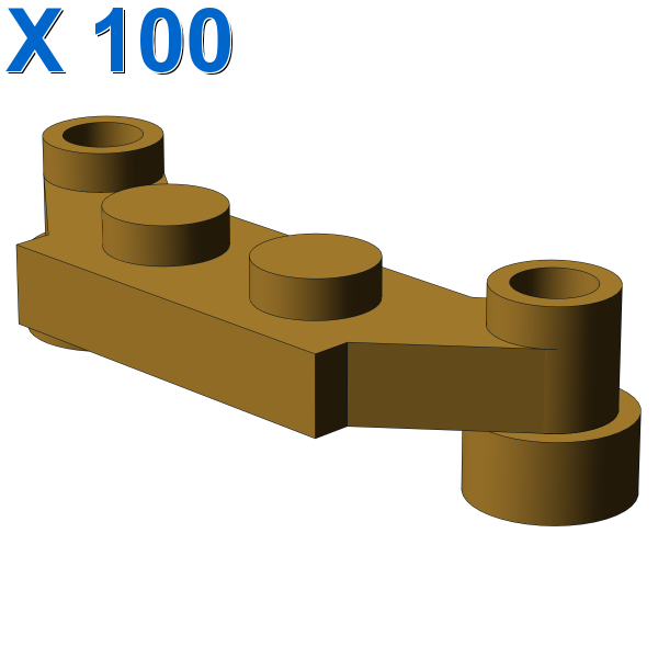 PLATE 1X4 SPLIT-LEVEL X 100