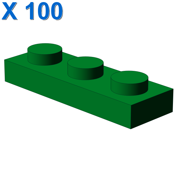 PLATE 1X3 X 100