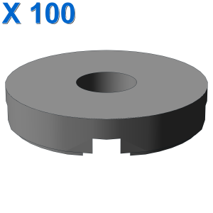 FLAT TILE 2x2 ROUND W. HOLE Ø4.85 X 100