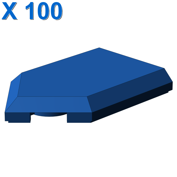 FLAT TILE 2X3 W/ ANGLE X 100