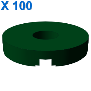 FLAT TILE 2x2 ROUND W. HOLE Ø4.85 X 100