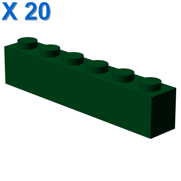 BRICK 1X6 X 20