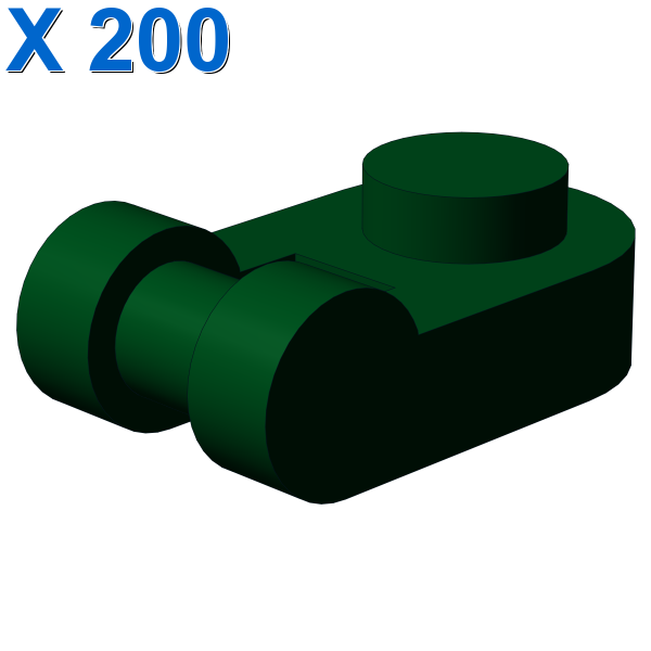 PLATE 1X1 ROUND W/3.2 SHAFT X 200