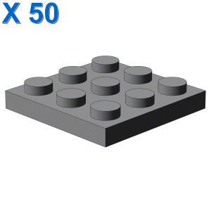 PLATE 3X3 X 50