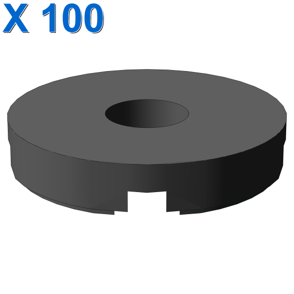 FLAT TILE 2x2 ROUND W. HOLE Ø4.85 X 100