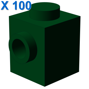 BRICK 1X1 W. 1 KNOB X 100