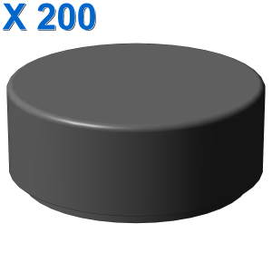 FLAT TILE 1X1, ROUND X 200